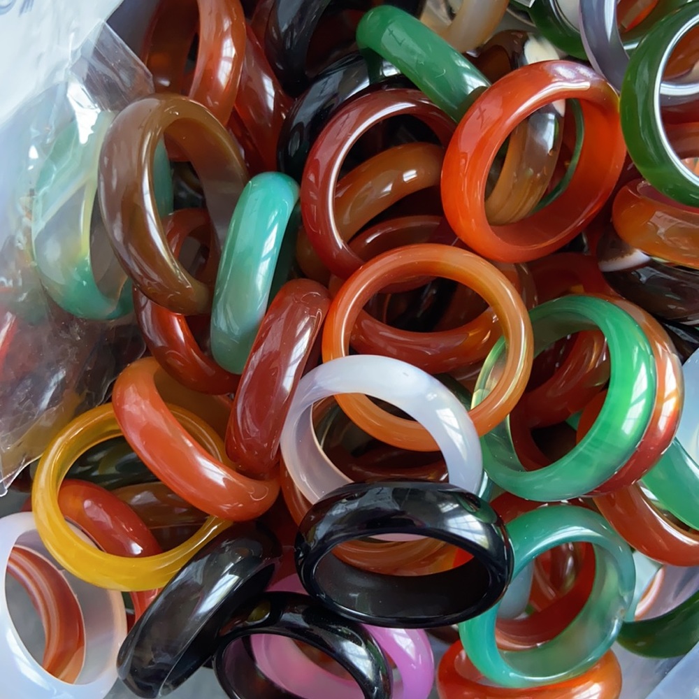 Natural Stone Rings - Picture 2 of 3
